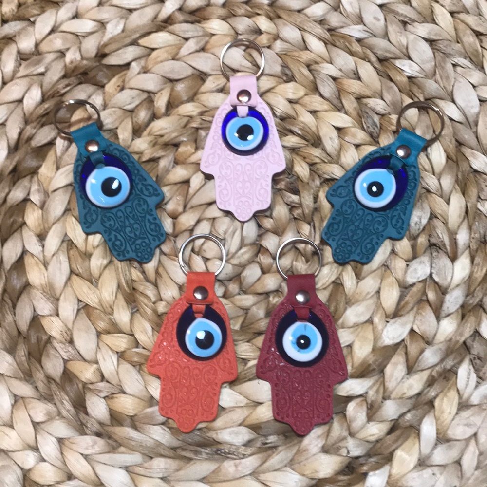 Evil eye keychains ($5 EACH)! proceeds to charity!